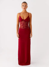 Envy Maxi Dress - Maroon
