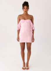 Bex Strapless Mini Dress - Pink