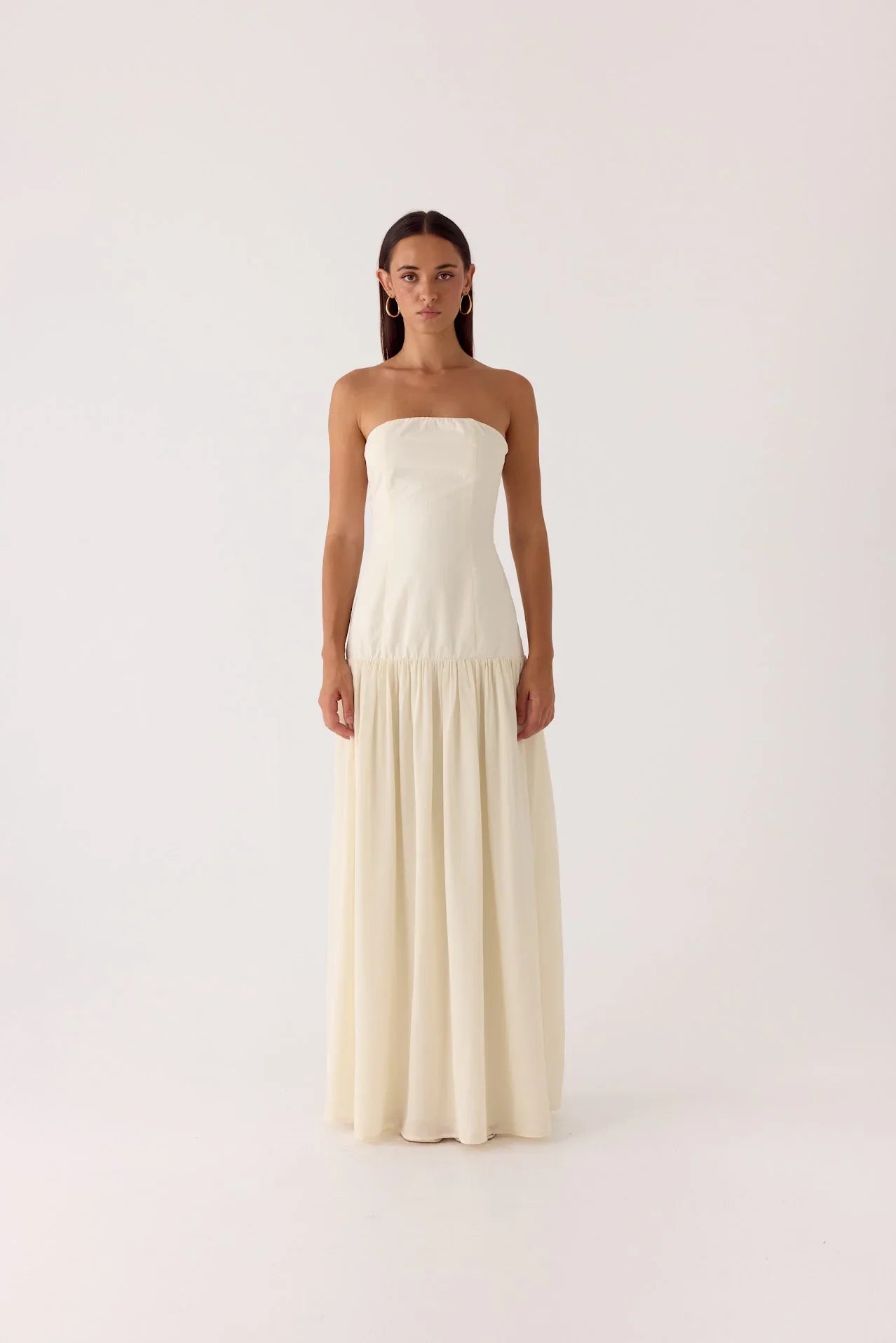 Slowing Tide Maxi Dress - Ivory